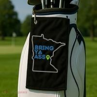 Bring Ya Ass To Minnesota Mn Golf Towel thumb 2