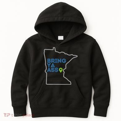 Bring Ya Ass To Minnesota Mn Kids Hoodie