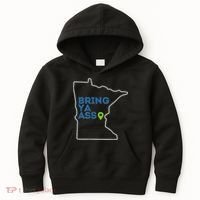 Bring Ya Ass To Minnesota Mn Kids Hoodie thumb 0