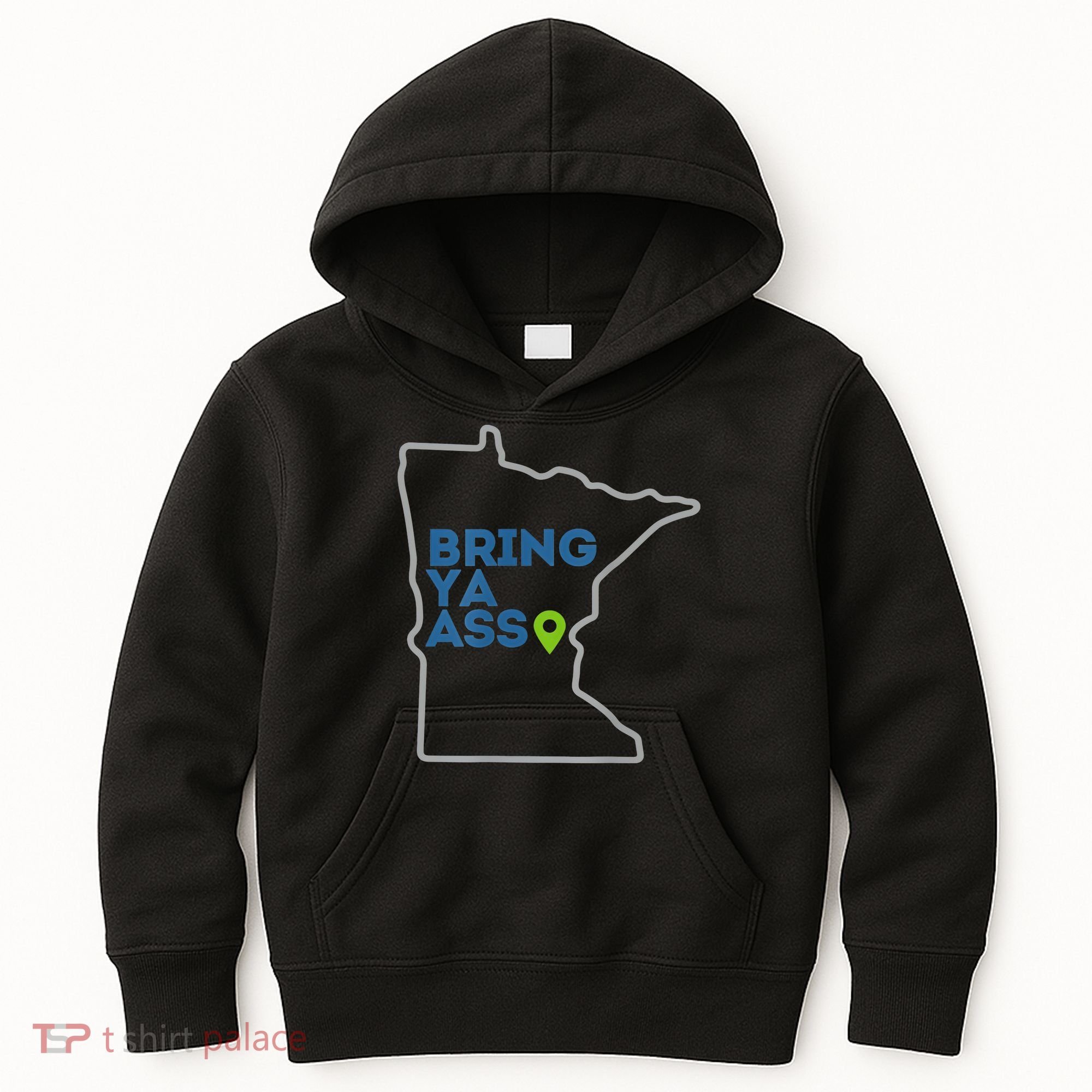 Bring Ya Ass To Minnesota Mn Kids Hoodie