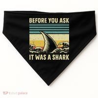 Before Your Ask It Was A Shark Funny Amputation Surgery USA-Made Doggie Bandana thumb 0
