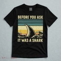 Before Your Ask It Was A Shark Funny Amputation Surgery T-Shirt thumb 5