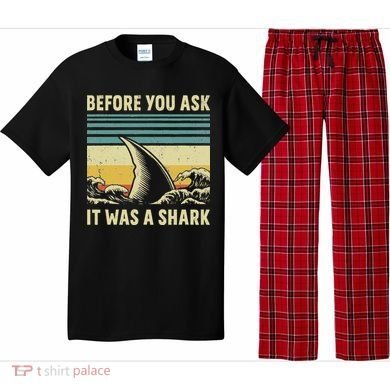Before Your Ask It Was A Shark Funny Amputation Surgery Pajama Set