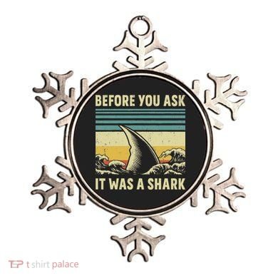 Before Your Ask It Was A Shark Funny Amputation Surgery Ornament