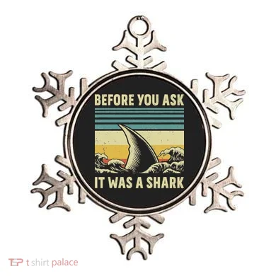 Before Your Ask It Was A Shark Funny Amputation Surgery Ornament