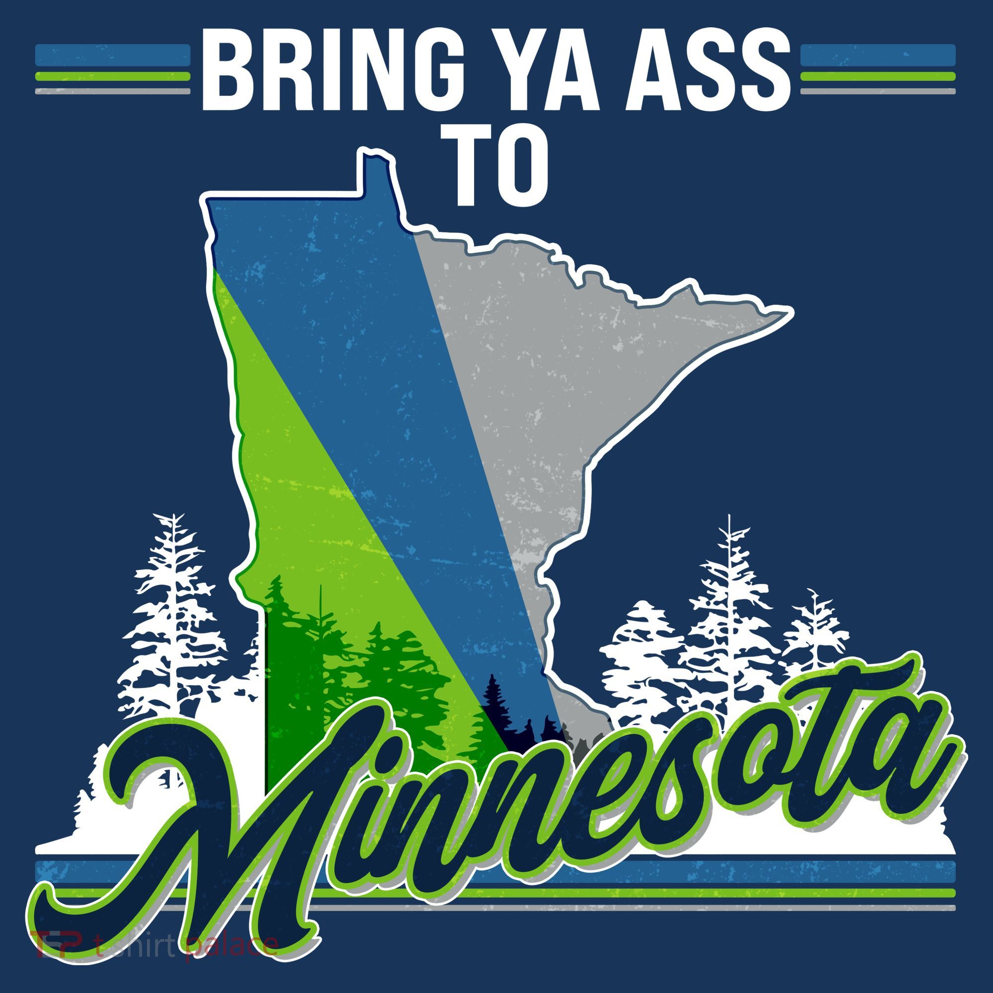 Bring Ya Ass To Minnesota Basketball Sports Fan Sweatshirt