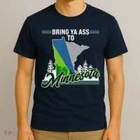 Bring Ya Ass To Minnesota Basketball Sports Fan T-Shirt thumb 3