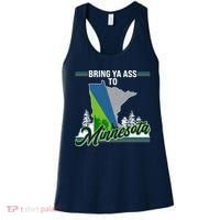 Bring Ya Ass To Minnesota Basketball Sports Fan Women's Tank Top thumb 0