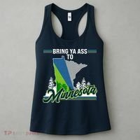 Bring Ya Ass To Minnesota Basketball Sports Fan Women's Tank Top thumb 3