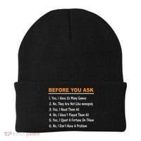 Before You Ask Yes I Have So Many Games Funny Board Game Beanie thumb 0