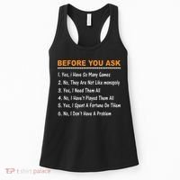 Before You Ask Yes I Have So Many Games Funny Board Game Women's Tank Top thumb 0