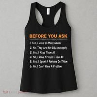 Before You Ask Yes I Have So Many Games Funny Board Game Women's Tank Top thumb 3