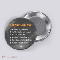 Before You Ask Yes I Have So Many Games Funny Board Game Button thumb 0