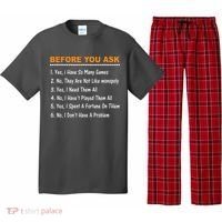 Before You Ask Yes I Have So Many Games Funny Board Game Pajama Set thumb 0