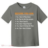 Before You Ask Yes I Have So Many Games Funny Board Game Toddler T-Shirt thumb 0
