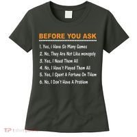 Before You Ask Yes I Have So Many Games Funny Board Game Women's T-Shirt thumb 0