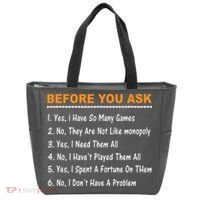 Before You Ask Yes I Have So Many Games Funny Board Game Tote Bag thumb 0