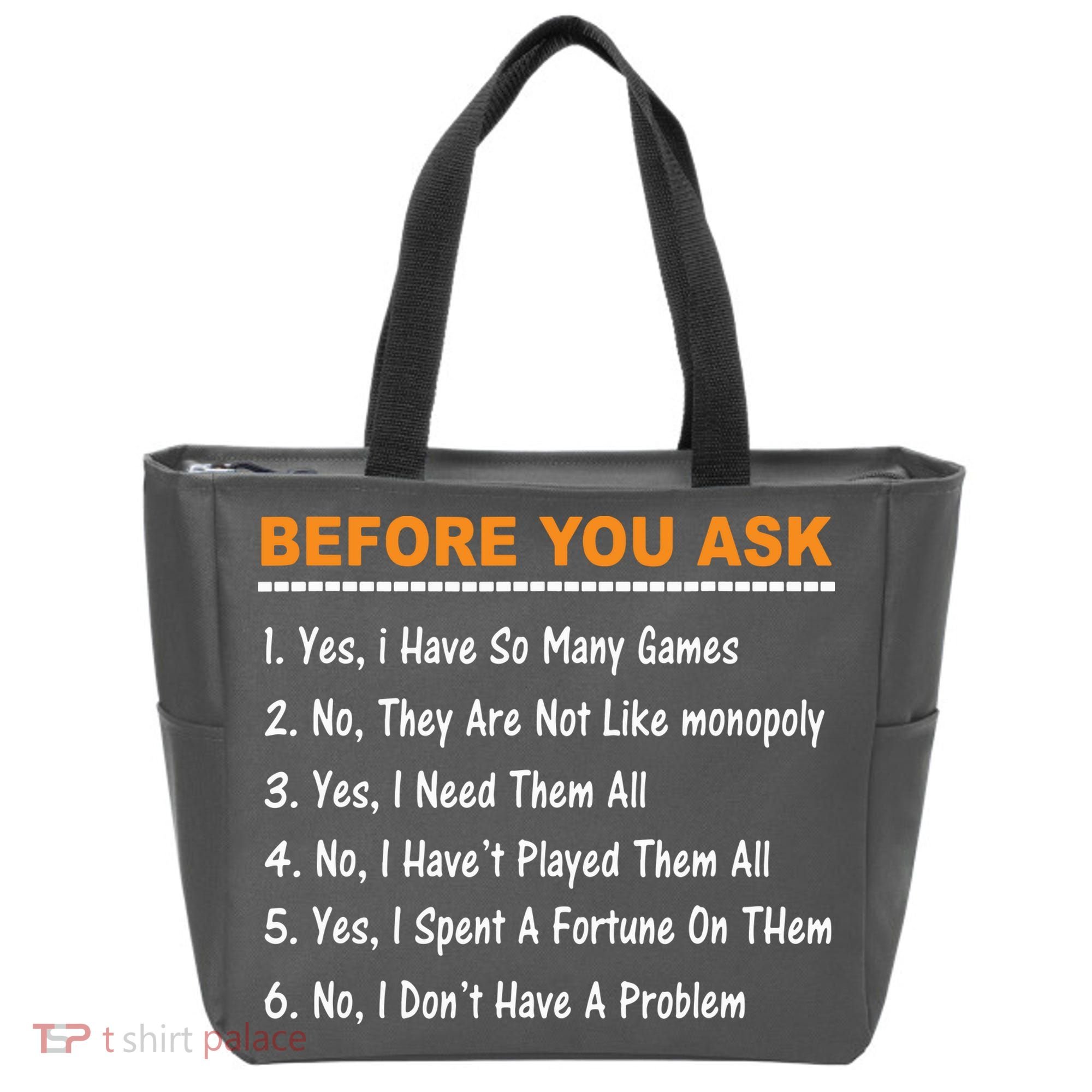 Before You Ask Yes I Have So Many Games Funny Board Game Tote Bag