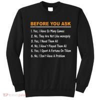 Before You Ask Yes I Have So Many Games Funny Board Game Sweatshirt thumb 0