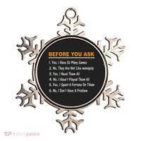 Before You Ask Yes I Have So Many Games Funny Board Game Ornament thumb 0