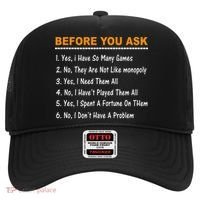 Before You Ask Yes I Have So Many Games Funny Board Game Hat thumb 0