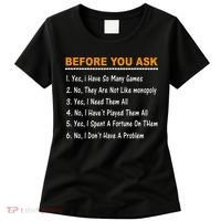 Before You Ask Yes I Have So Many Games Funny Board Game Women's T-Shirt thumb 0