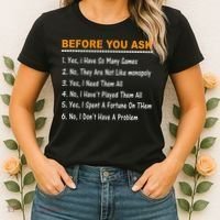 Before You Ask Yes I Have So Many Games Funny Board Game Women's T-Shirt thumb 2