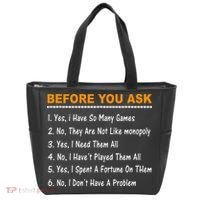 Before You Ask Yes I Have So Many Games Funny Board Game Tote Bag thumb 0