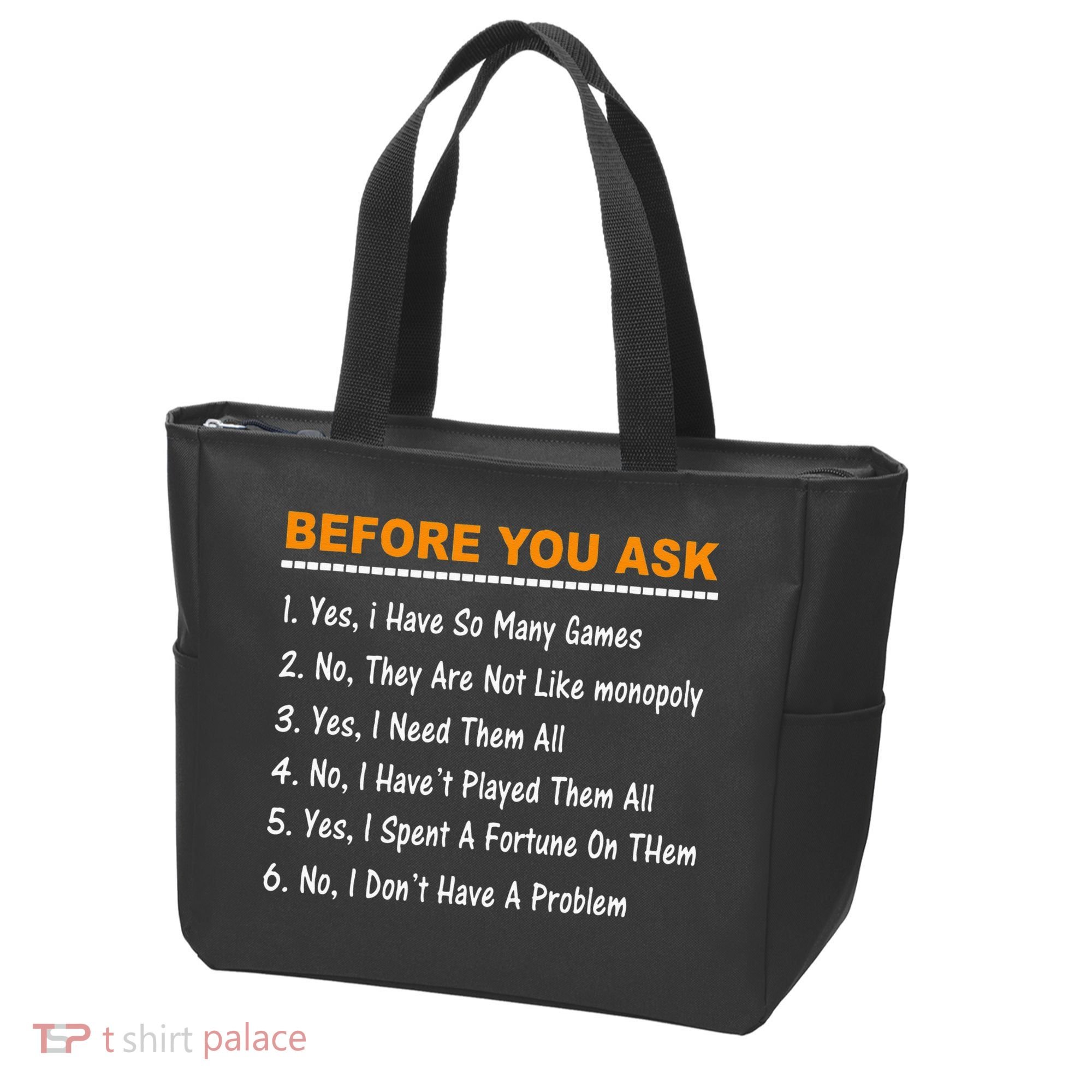Before You Ask Yes I Have So Many Games Funny Board Game Tote Bag