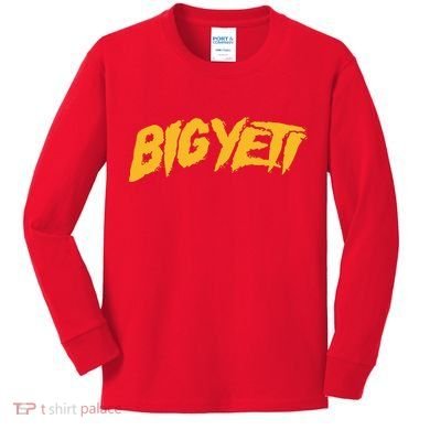 Big Yeti Kids Long Sleeve Shirt