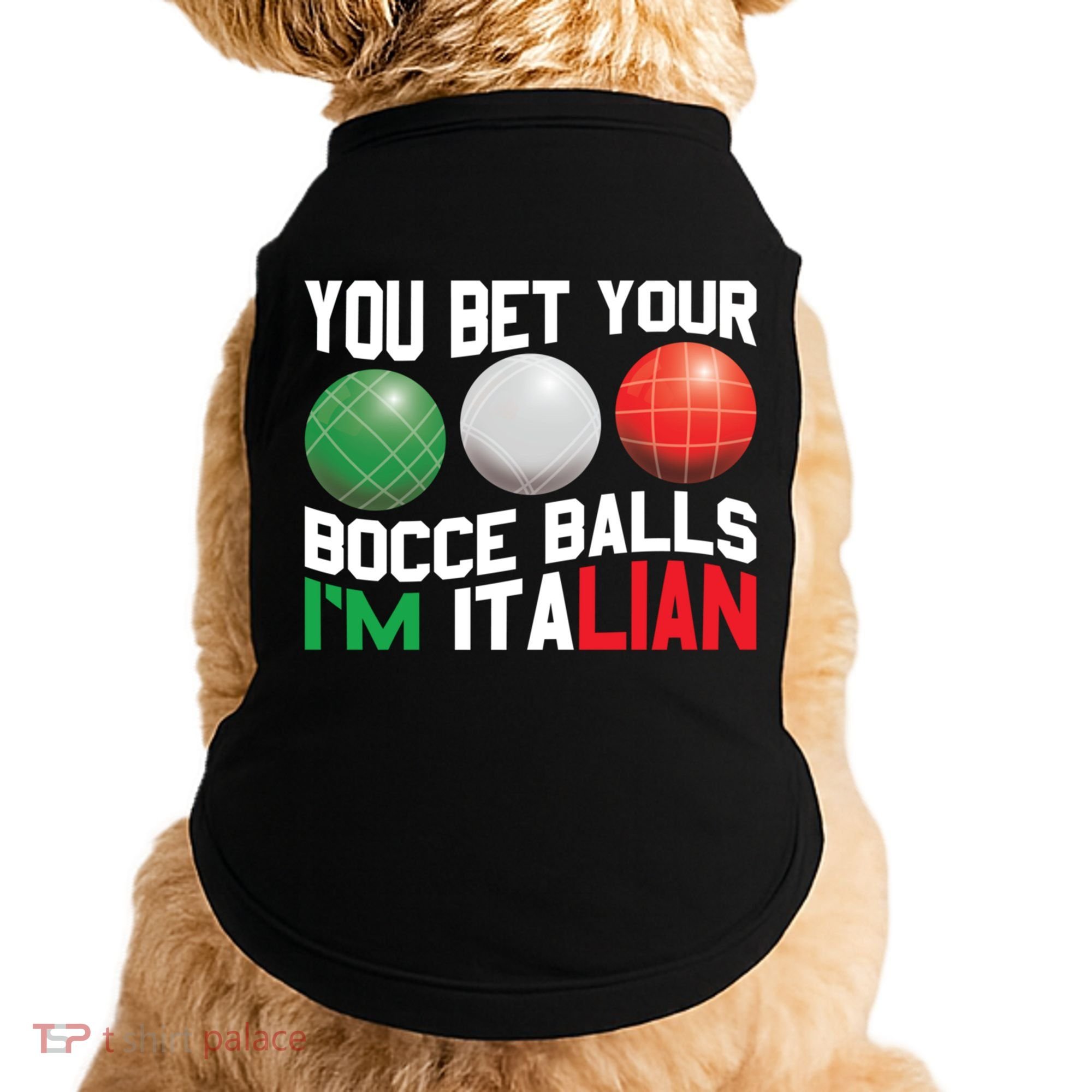Bet Your Bocce Ball Gift Doggie Tank
