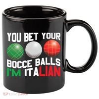 Bet Your Bocce Ball Gift 11oz C Handle Ceramic Mug thumb 0