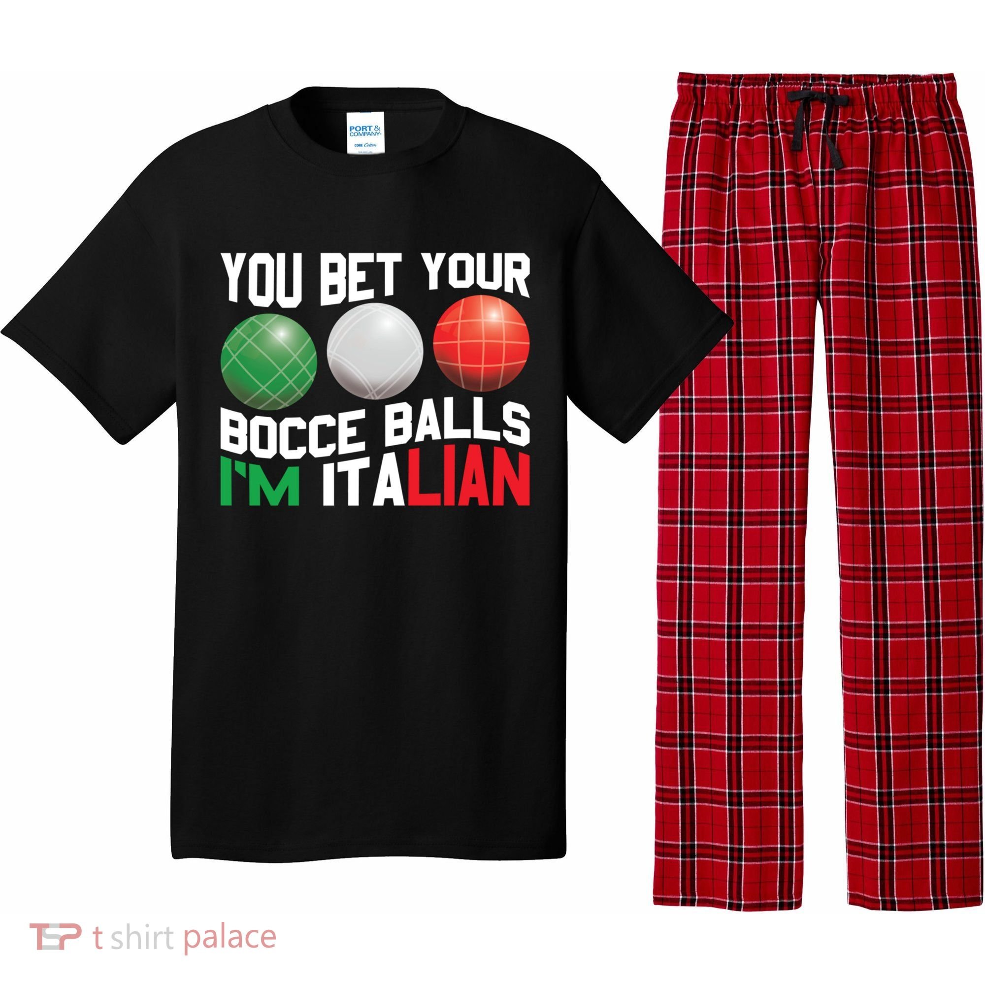 Bet Your Bocce Ball Gift Pajama Set