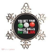 Bet Your Bocce Ball Gift Ornament thumb 0