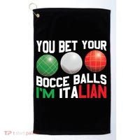 Bet Your Bocce Ball Gift Golf Towel thumb 0