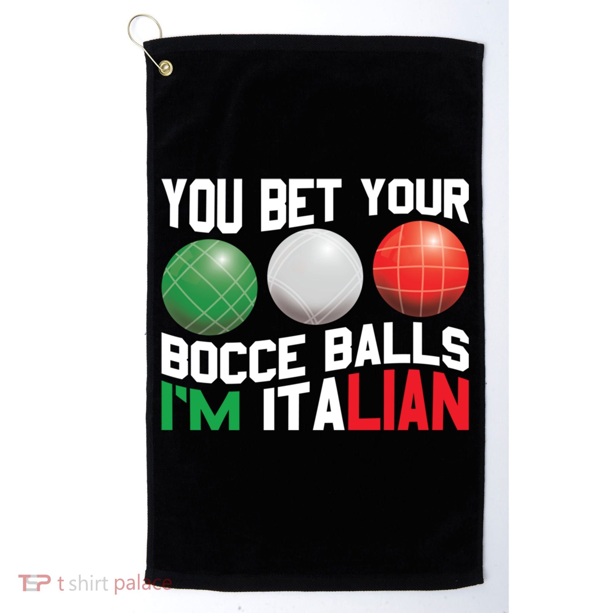 Bet Your Bocce Ball Gift Golf Towel