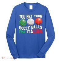 Bet Your Bocce Ball Gift Long Sleeve Shirt thumb 0