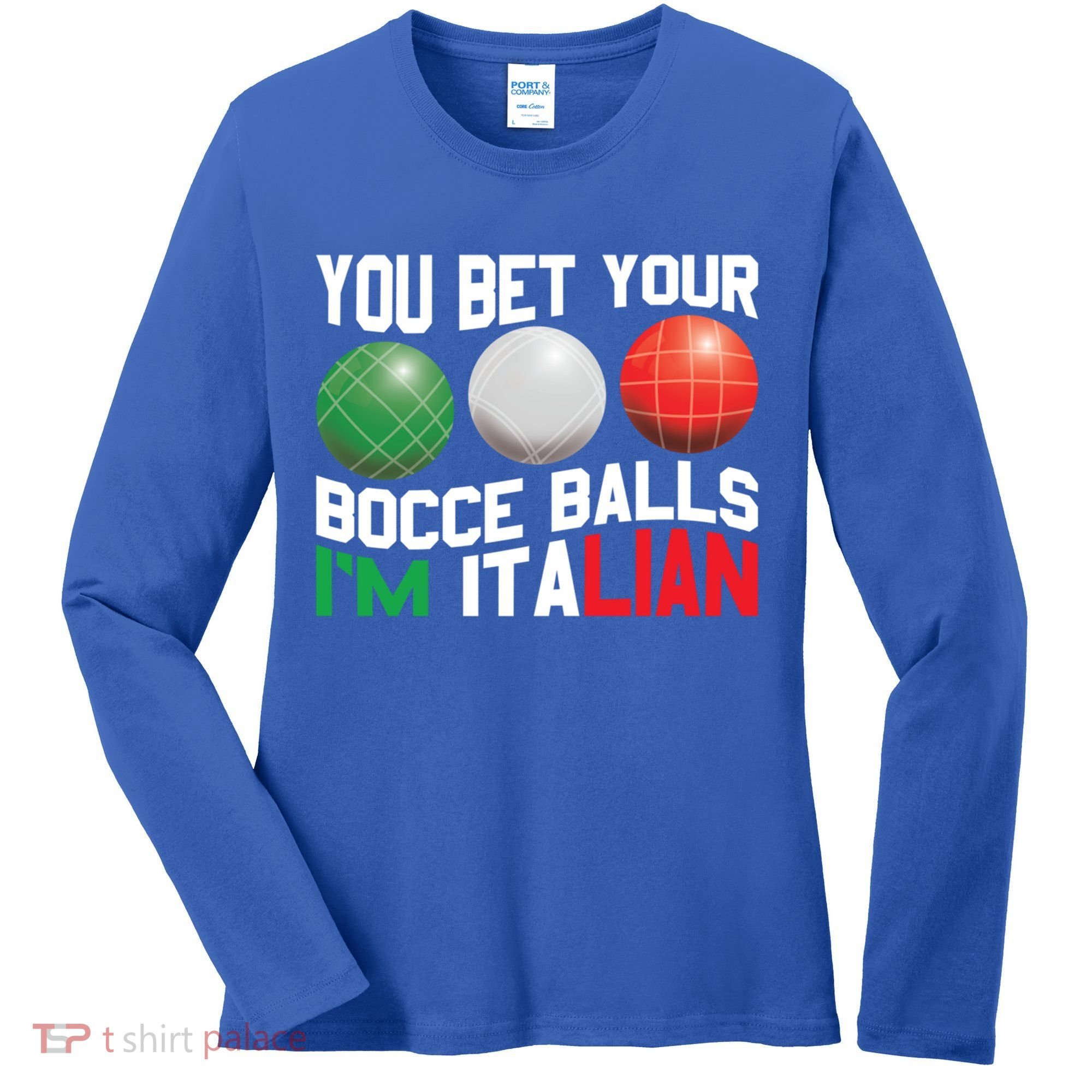 Bet Your Bocce Ball Gift Women's Long Sleeve Shirt