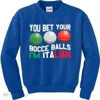 Bet Your Bocce Ball Gift Kids Sweatshirt thumb 0