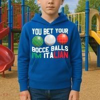 Bet Your Bocce Ball Gift Kids Hoodie thumb 2