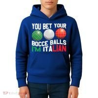 Bet Your Bocce Ball Gift Kids Hoodie thumb 4