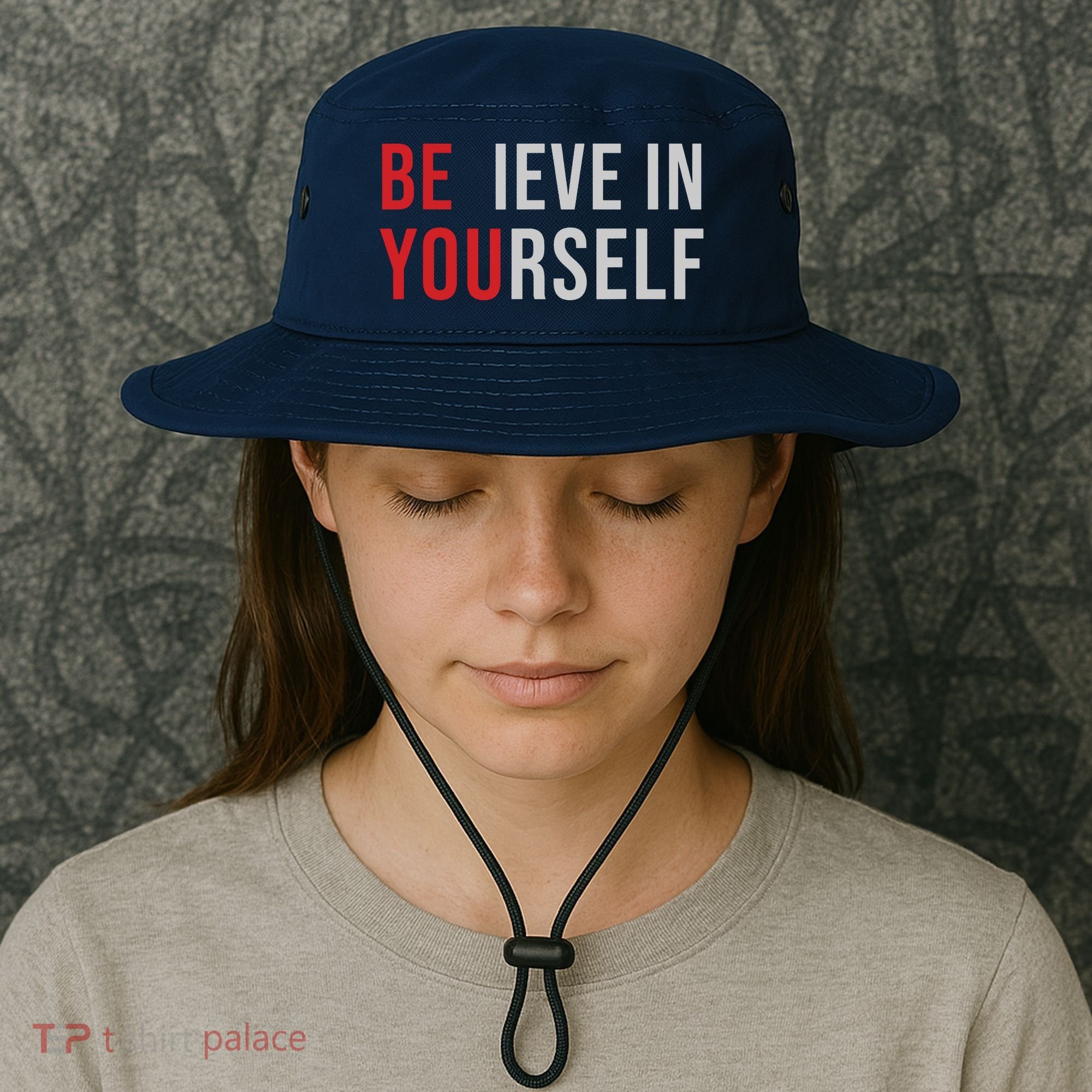 Be You Believe In Yourself Positive Quote Affirmation Bucket Hat