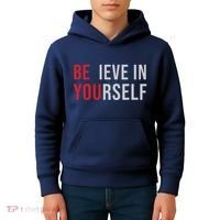 Be You Believe In Yourself Positive Quote Affirmation Kids Hoodie thumb 4