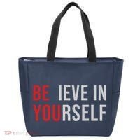 Be You Believe In Yourself Positive Quote Affirmation Tote Bag thumb 0