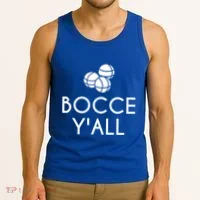 Bocce YAll Bocce Ball Player Bocce Ball Gift Tank Top thumb 3