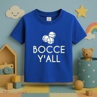 Bocce YAll Bocce Ball Player Bocce Ball Gift Toddler T-Shirt thumb 3