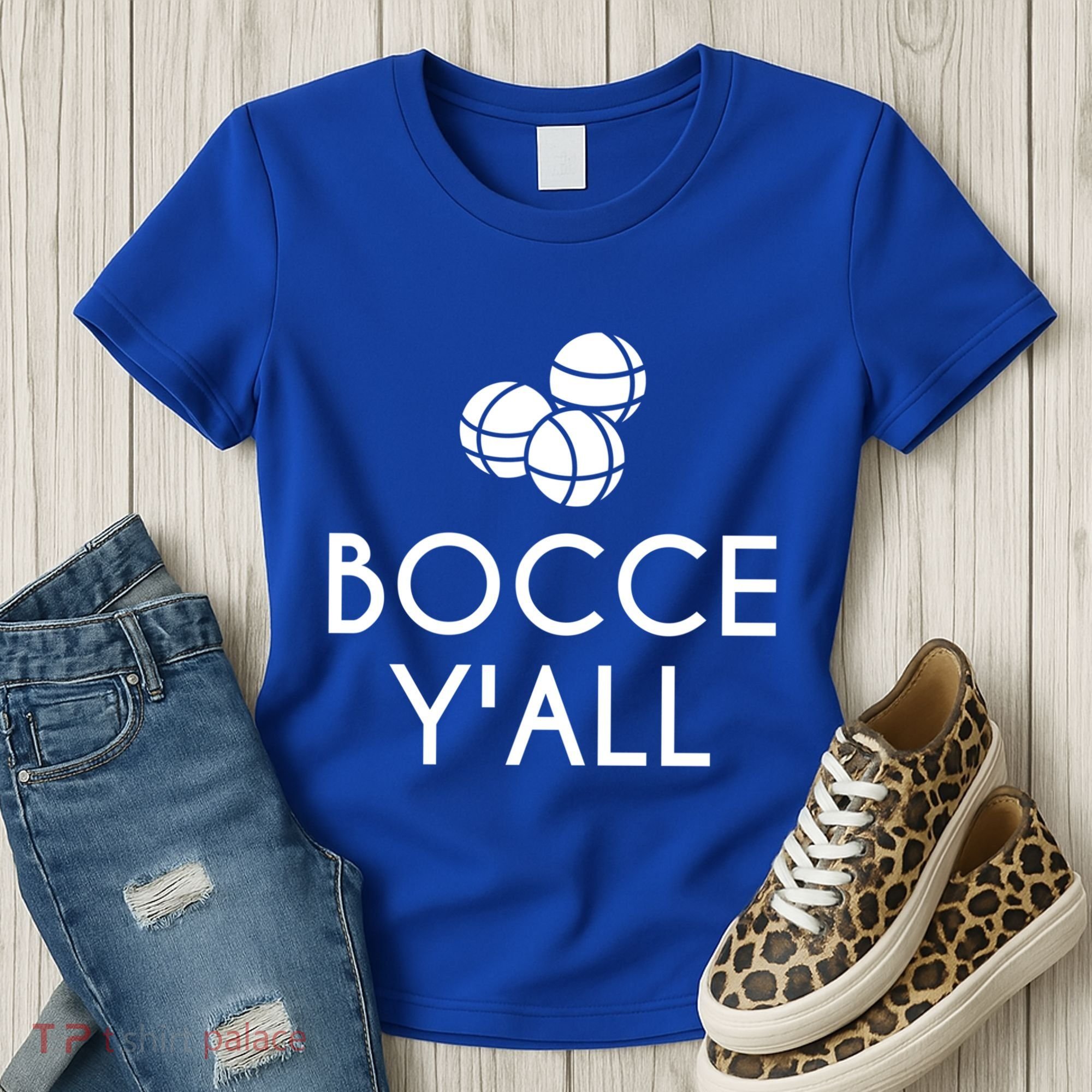 Bocce YAll Bocce Ball Player Bocce Ball Gift Women's T-Shirt