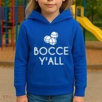 Bocce YAll Bocce Ball Player Bocce Ball Gift Kids Hoodie thumb 3