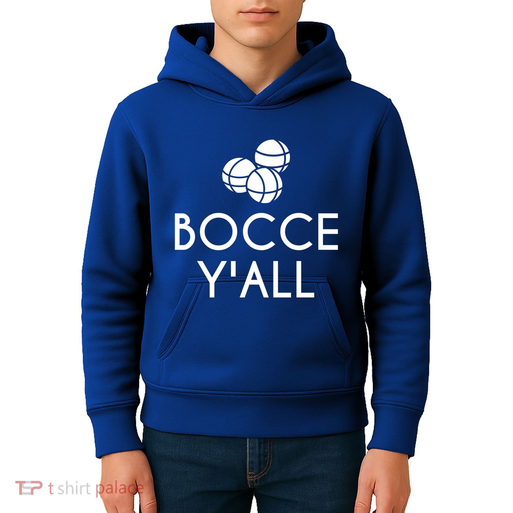 Bocce YAll Bocce Ball Player Bocce Ball Gift Kids Hoodie