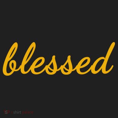 Blessed Yellow Christian Comfort Colors Boxy T-Shirt
